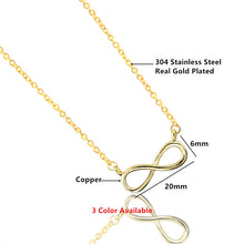 Load image into Gallery viewer, INFINITY LOVE LOOP NECKLACE

