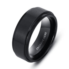 Load image into Gallery viewer, STEEL X RING (Engrave Name)
