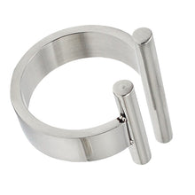 Load image into Gallery viewer, Open Finger Rings for Women Luxury Silver Color Irregular Jewelry Fashion Stainless Steel New Arrival
